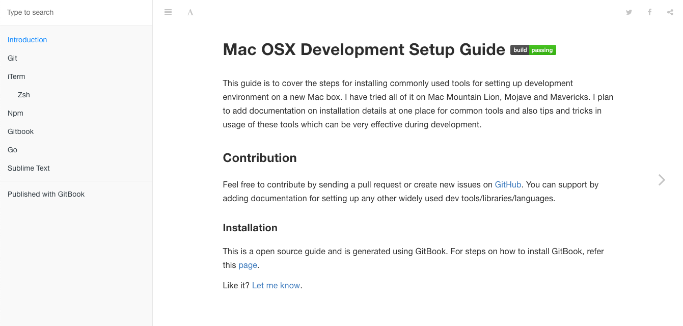 Mac OSX Development Setup Guide